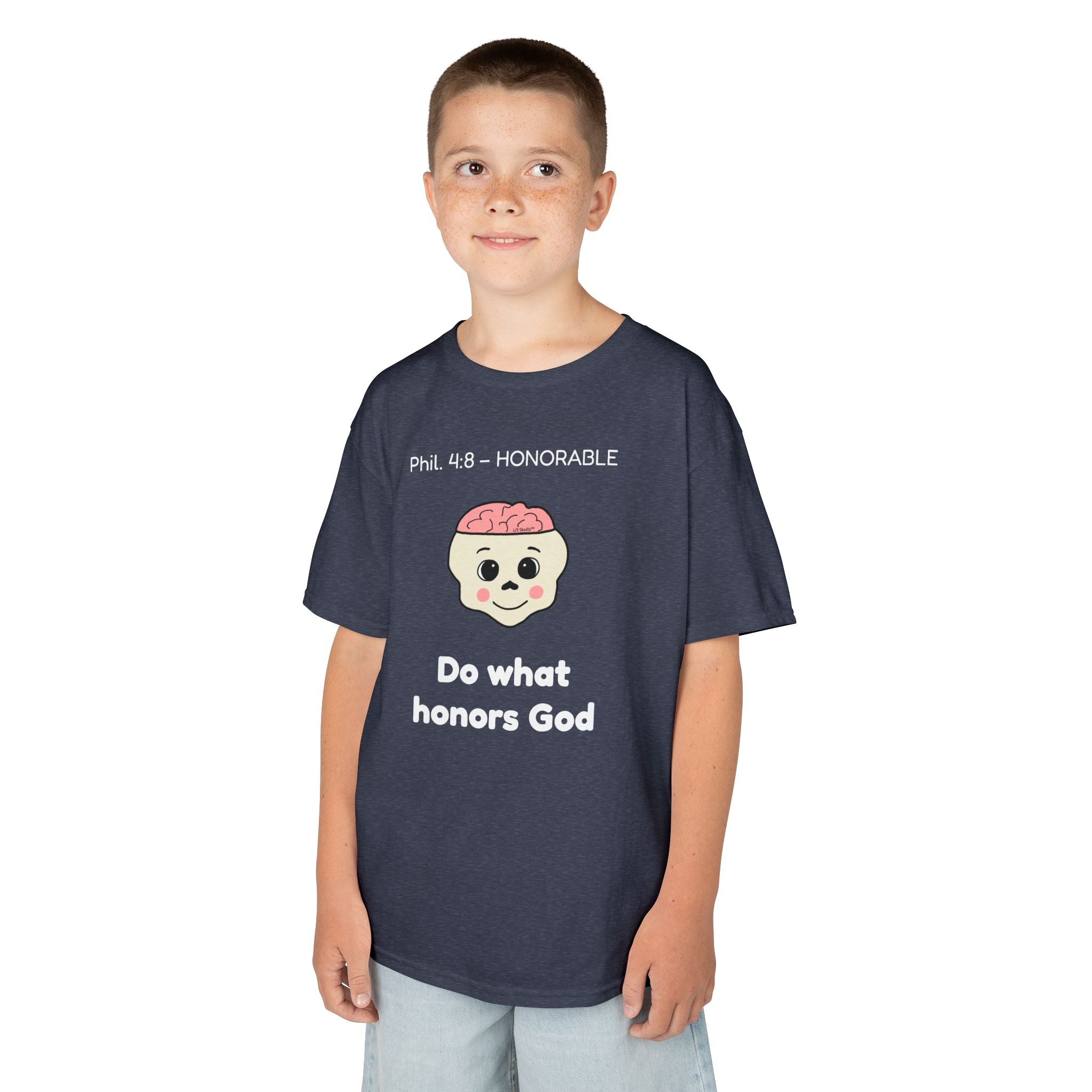 Kids Li'l Skully "Honorable" Tee