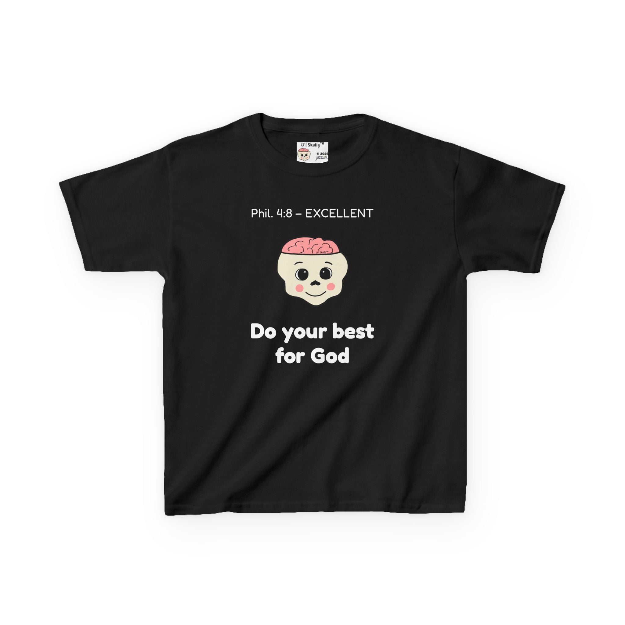 Kids Li'l Skully "Excellent" Tee