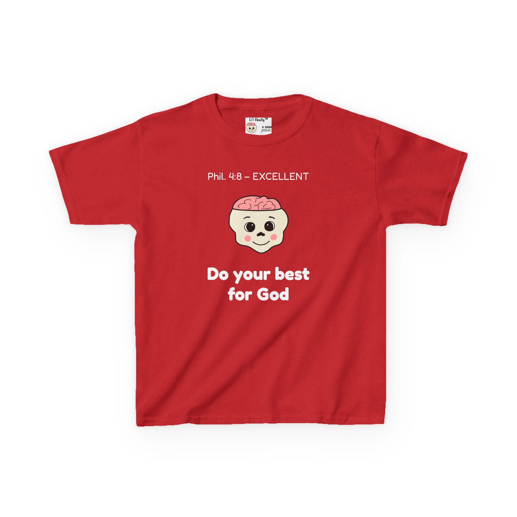 Kids Li'l Skully "Excellent" Tee