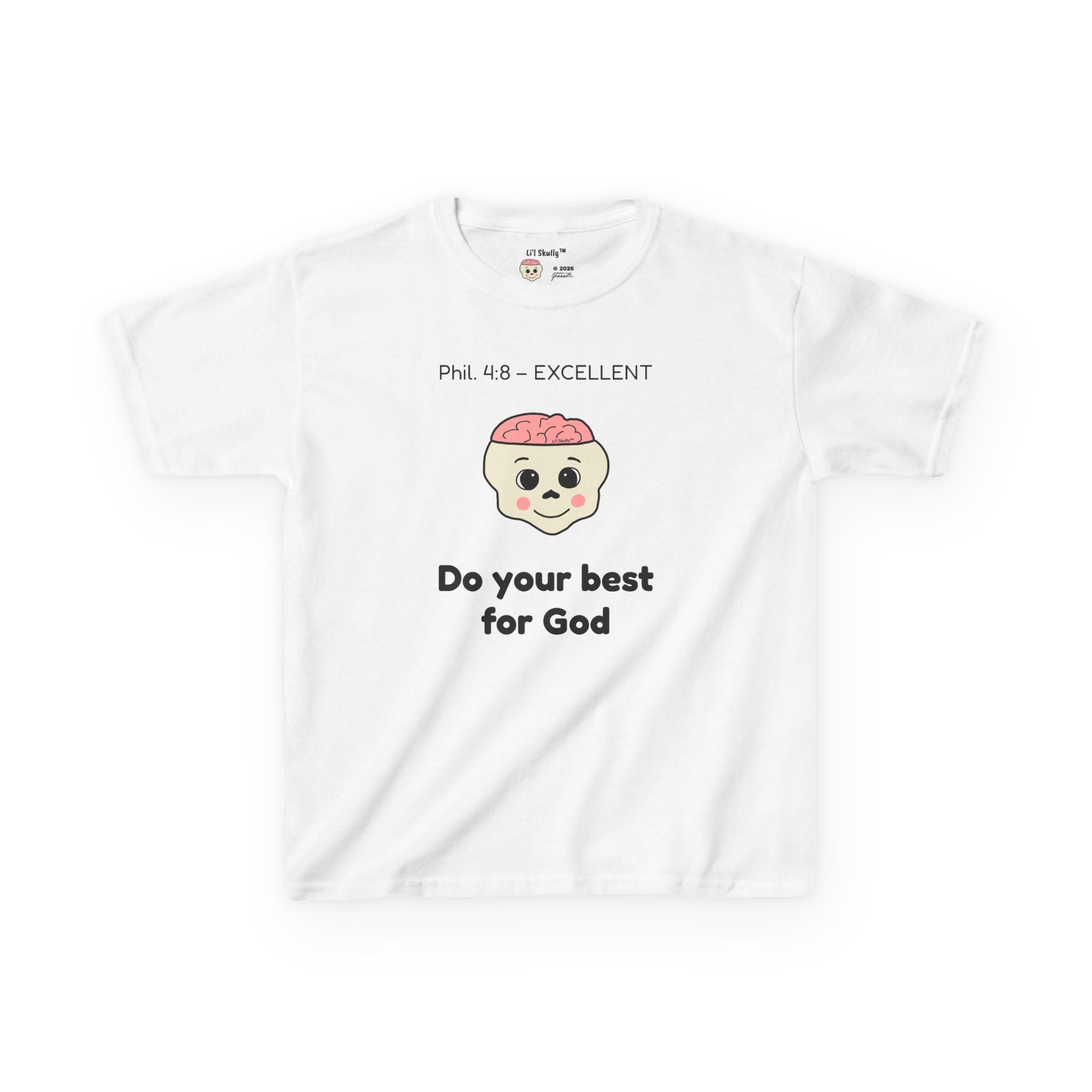 Kids Li'l Skully "Excellent" Tee