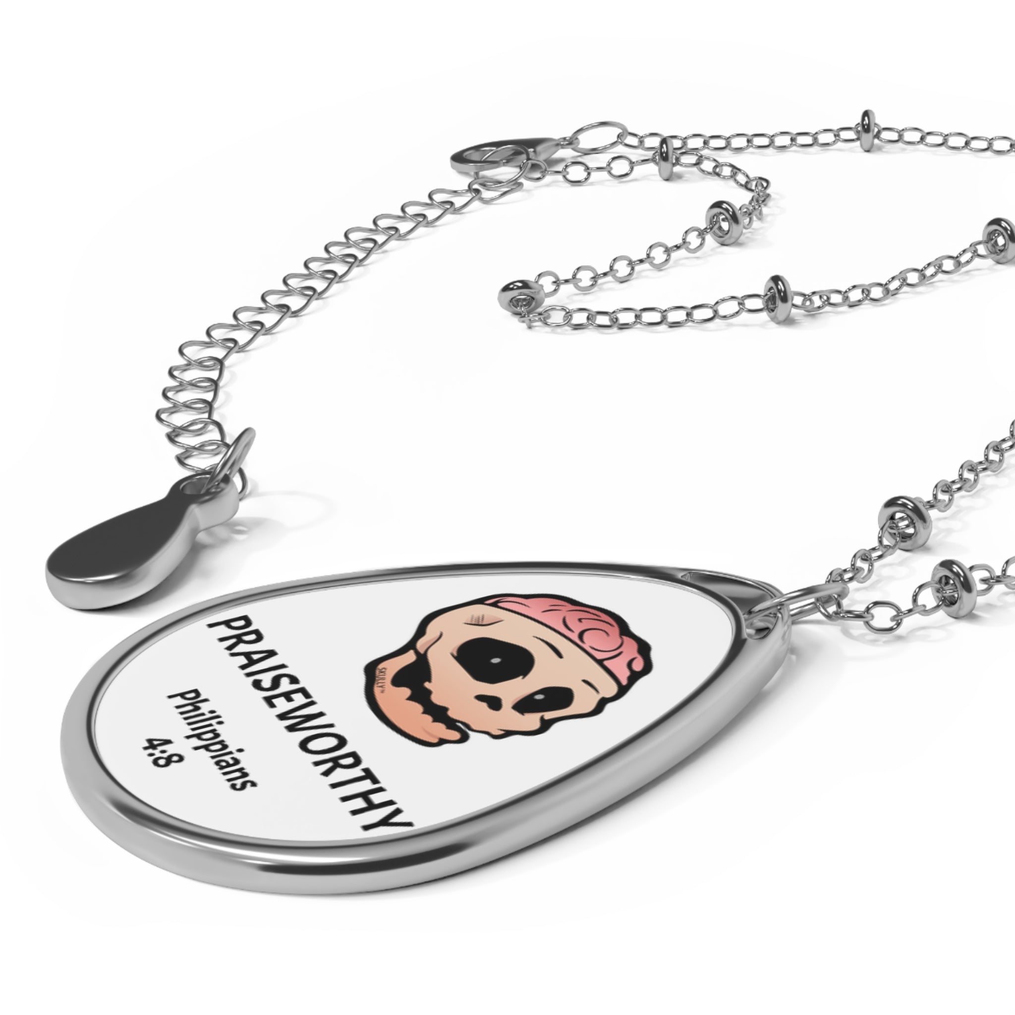 Oval "Praiseworthy" Necklace