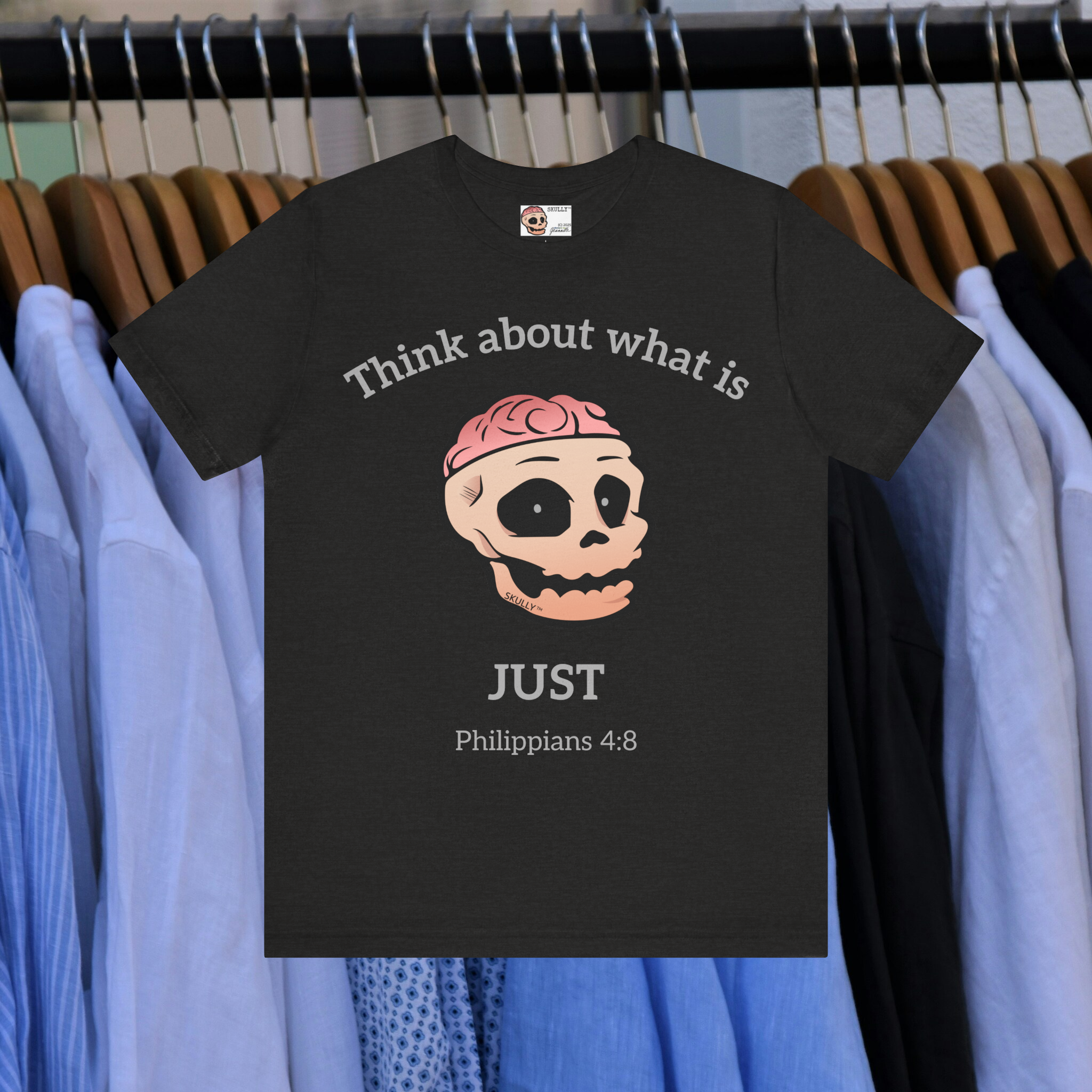 Front "Just" Unisex Tee Shirt