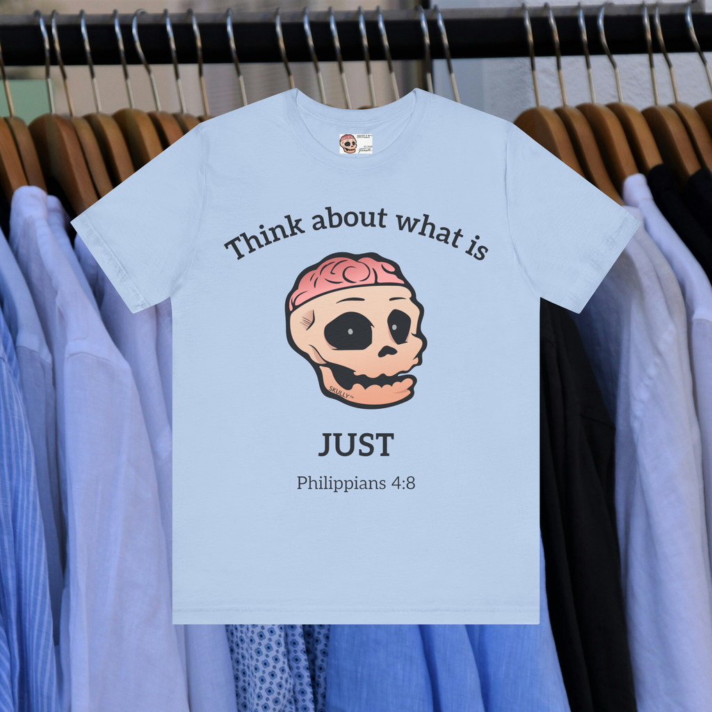 Front "Just" Unisex Tee Shirt