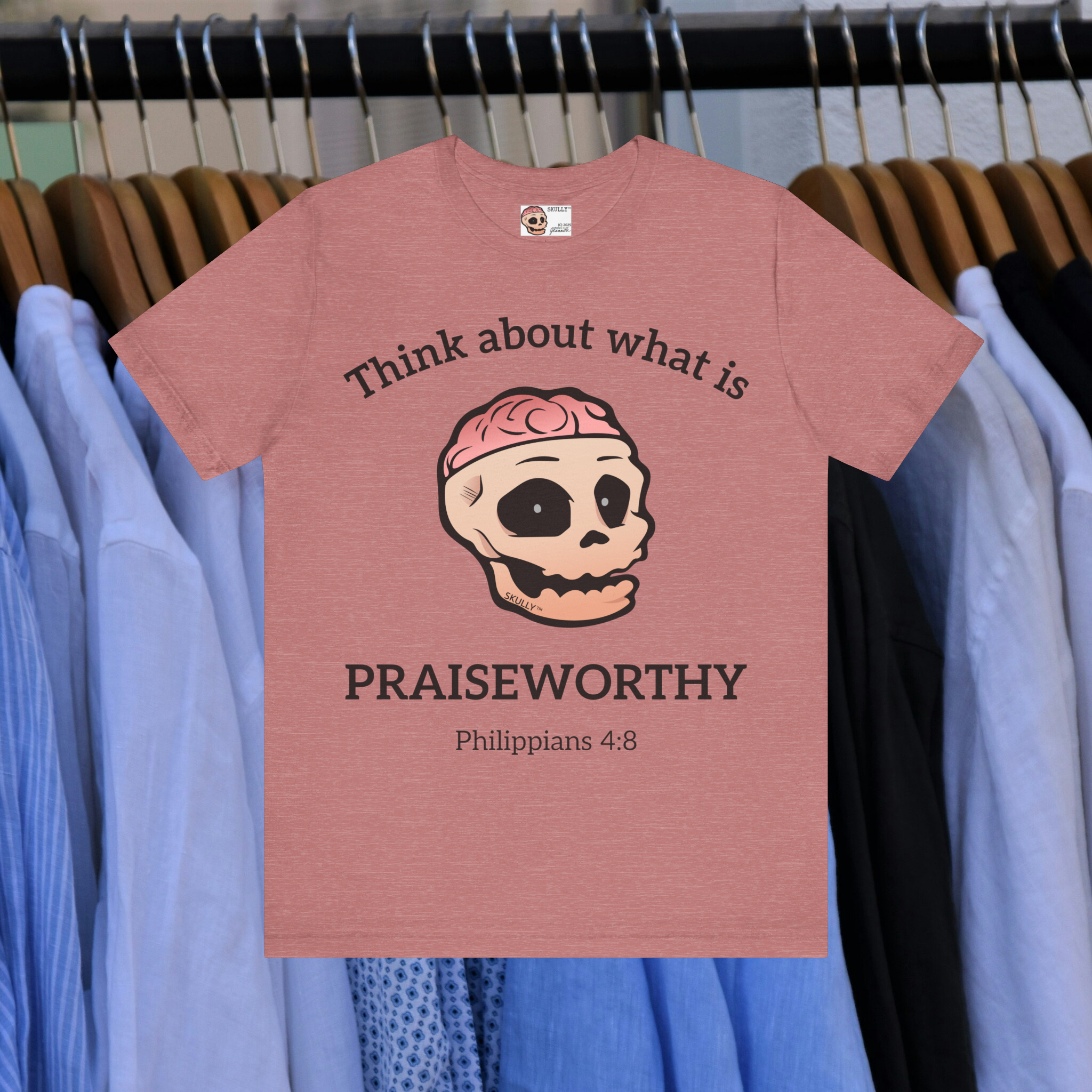 Front "Praiseworthy" Unisex Tee Shirt