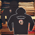 Skully 'Honorable' Unisex Hoodie, Cozy Philippians 4:8 Hooded Sweatshirt, Warm Comfortable Christian Hoody