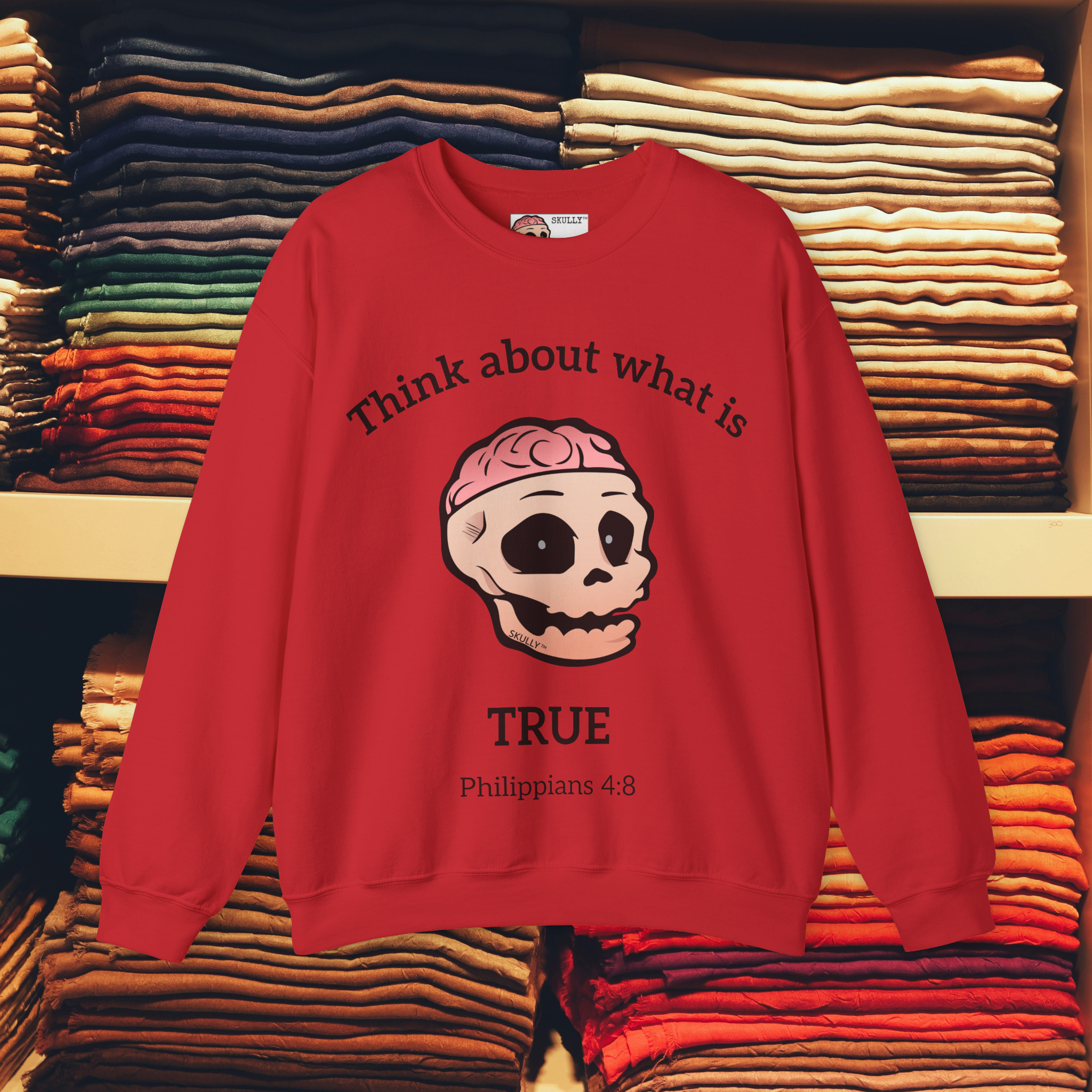 Front "True" Unisex Crewneck Sweatshirt