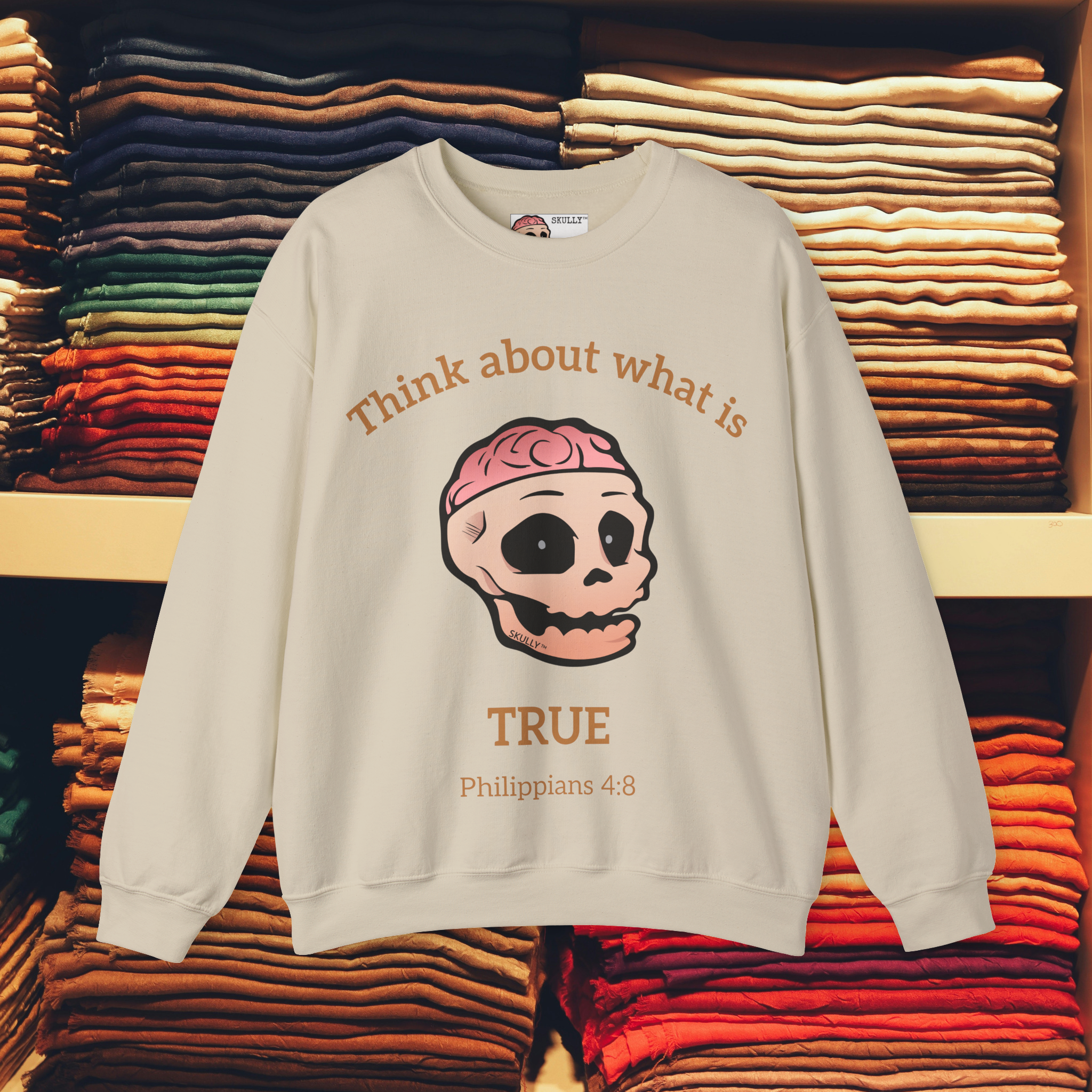 Front "True" Unisex Crewneck Sweatshirt