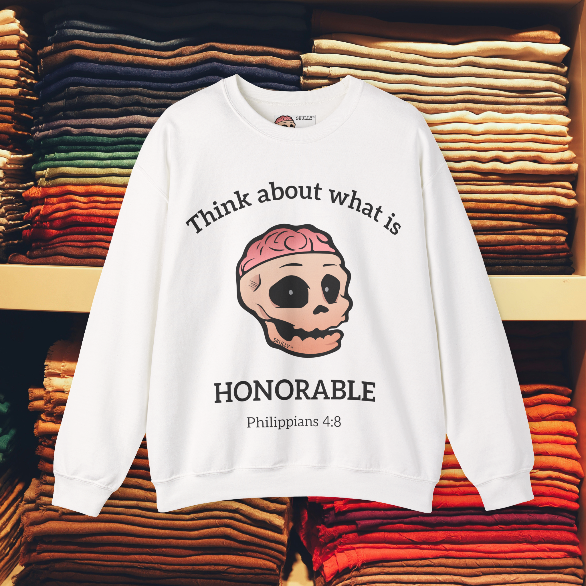 Front "Honorable" Unisex Crewneck Sweatshirt