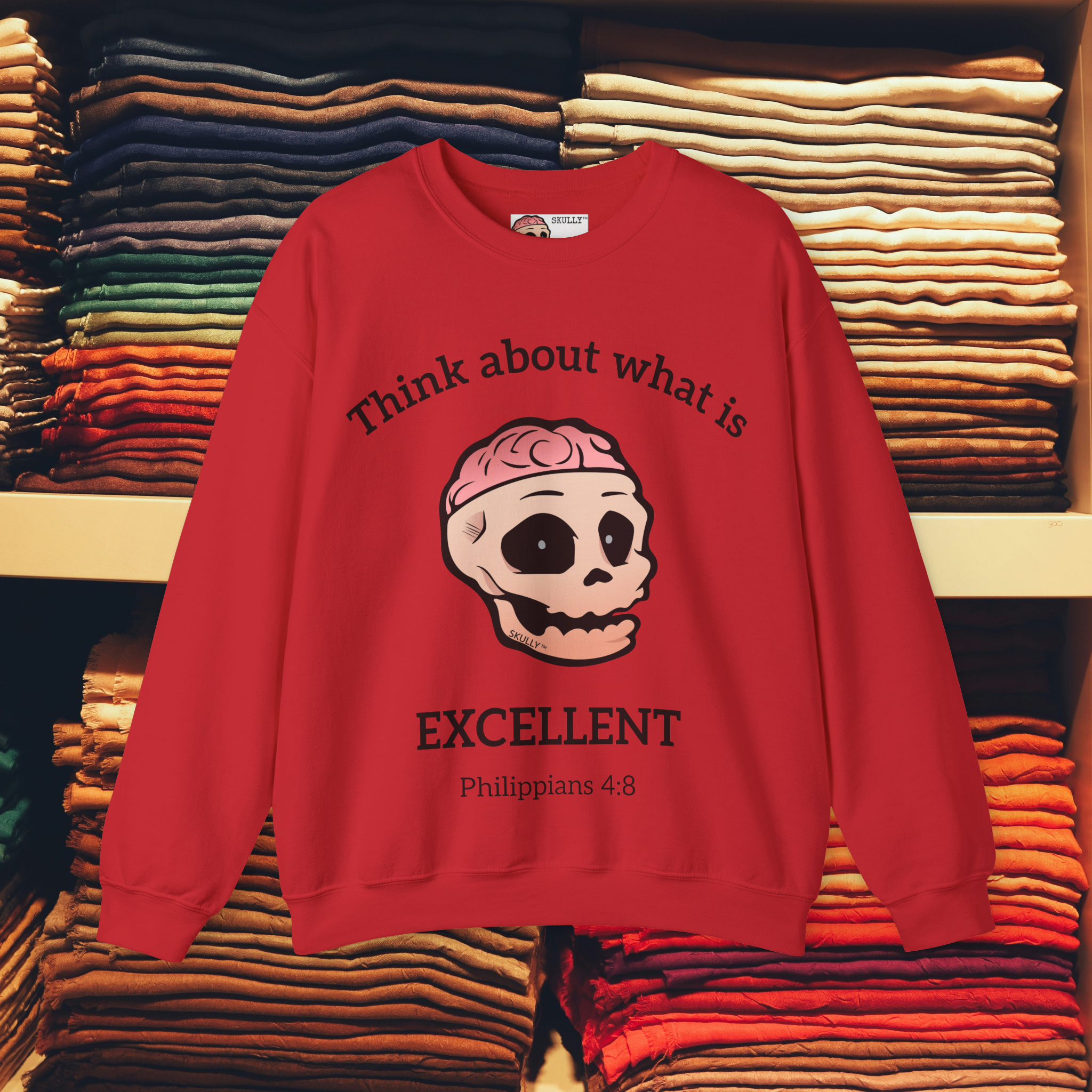 Front "Excellent" Unisex Crewneck Sweatshirt