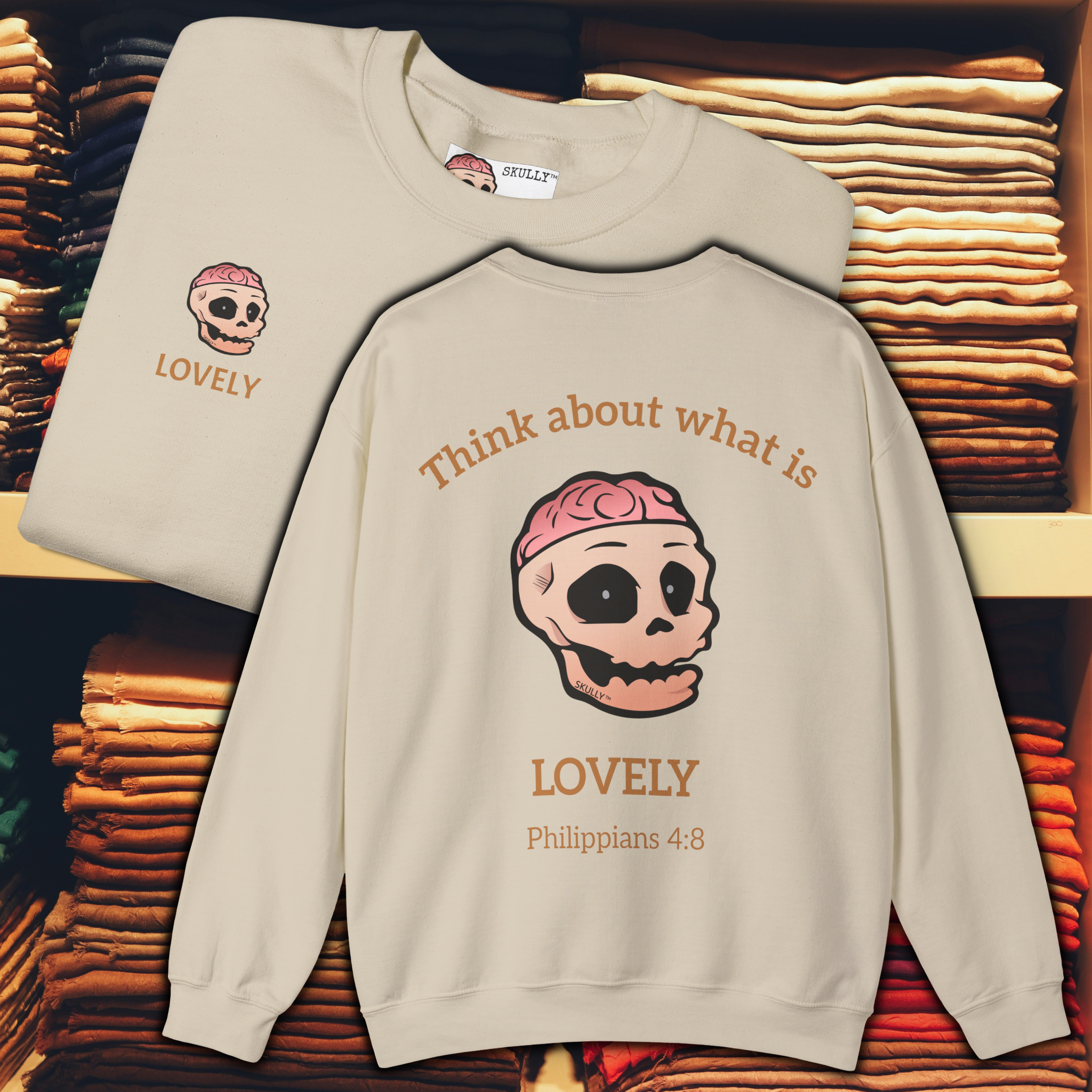 Back "Lovely" Unisex Crewneck Sweatshirt