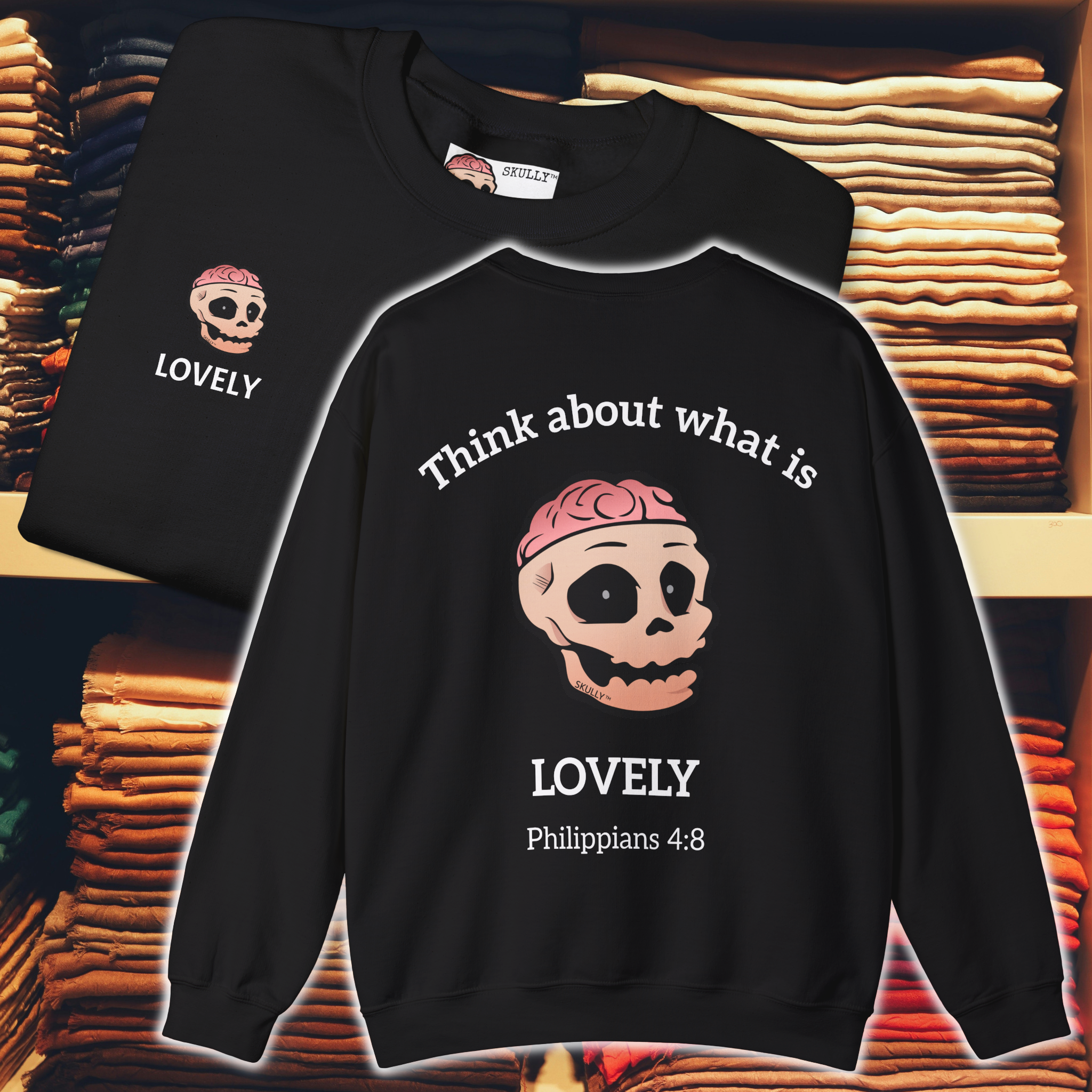 Back "Lovely" Unisex Crewneck Sweatshirt