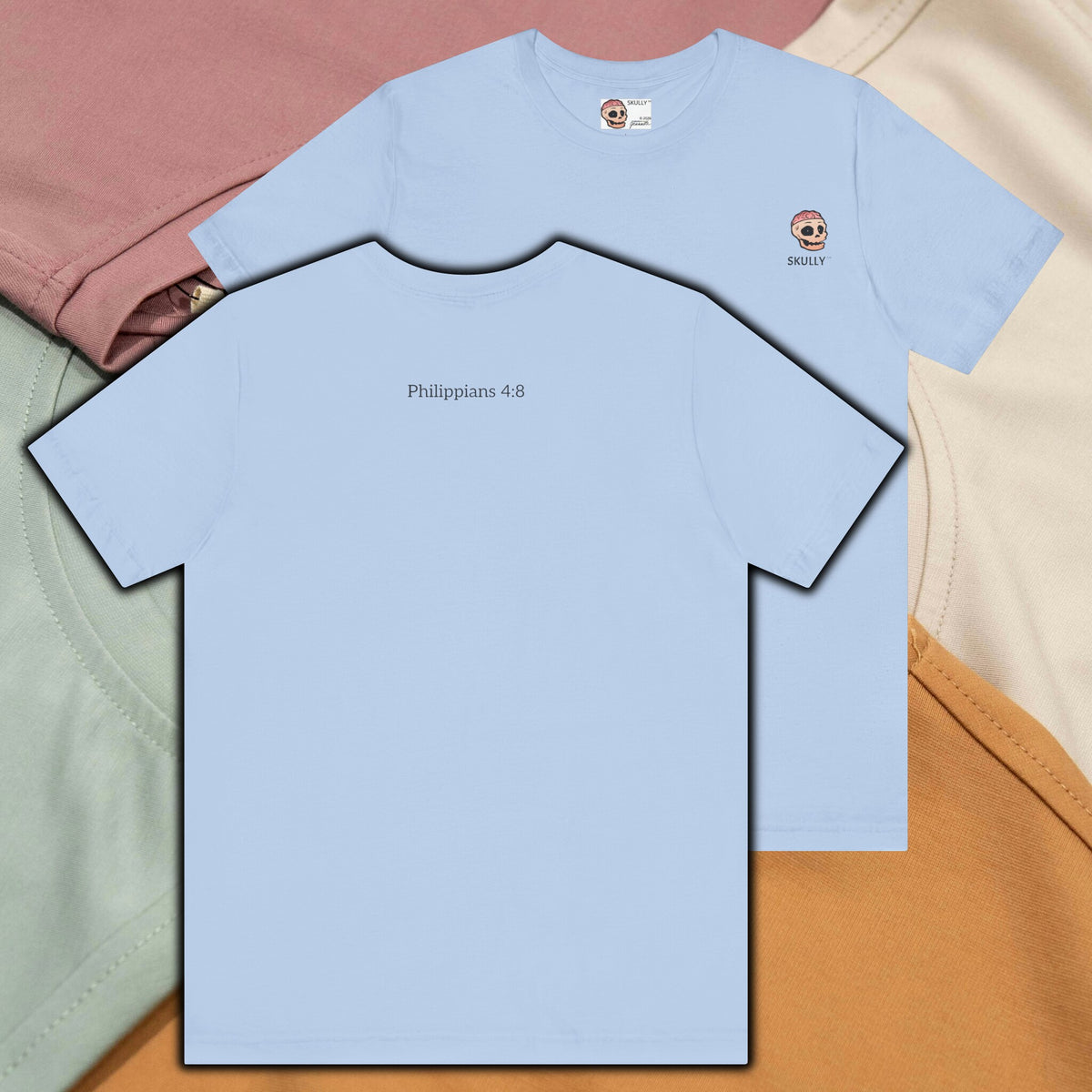 Skully "Basic" Unisex Tee Shirt (Minimalist Design)