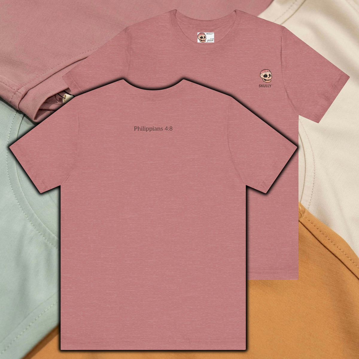 Skully "Basic" Unisex Tee Shirt (Minimalist Design)