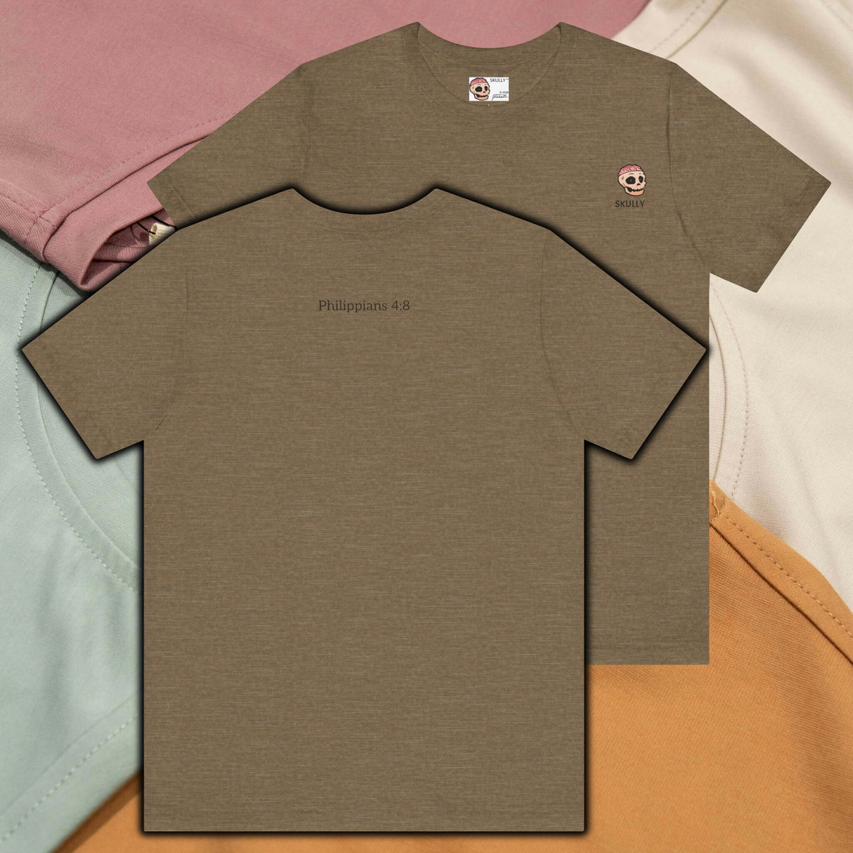 Skully "Basic" Unisex Tee Shirt (Minimalist Design)
