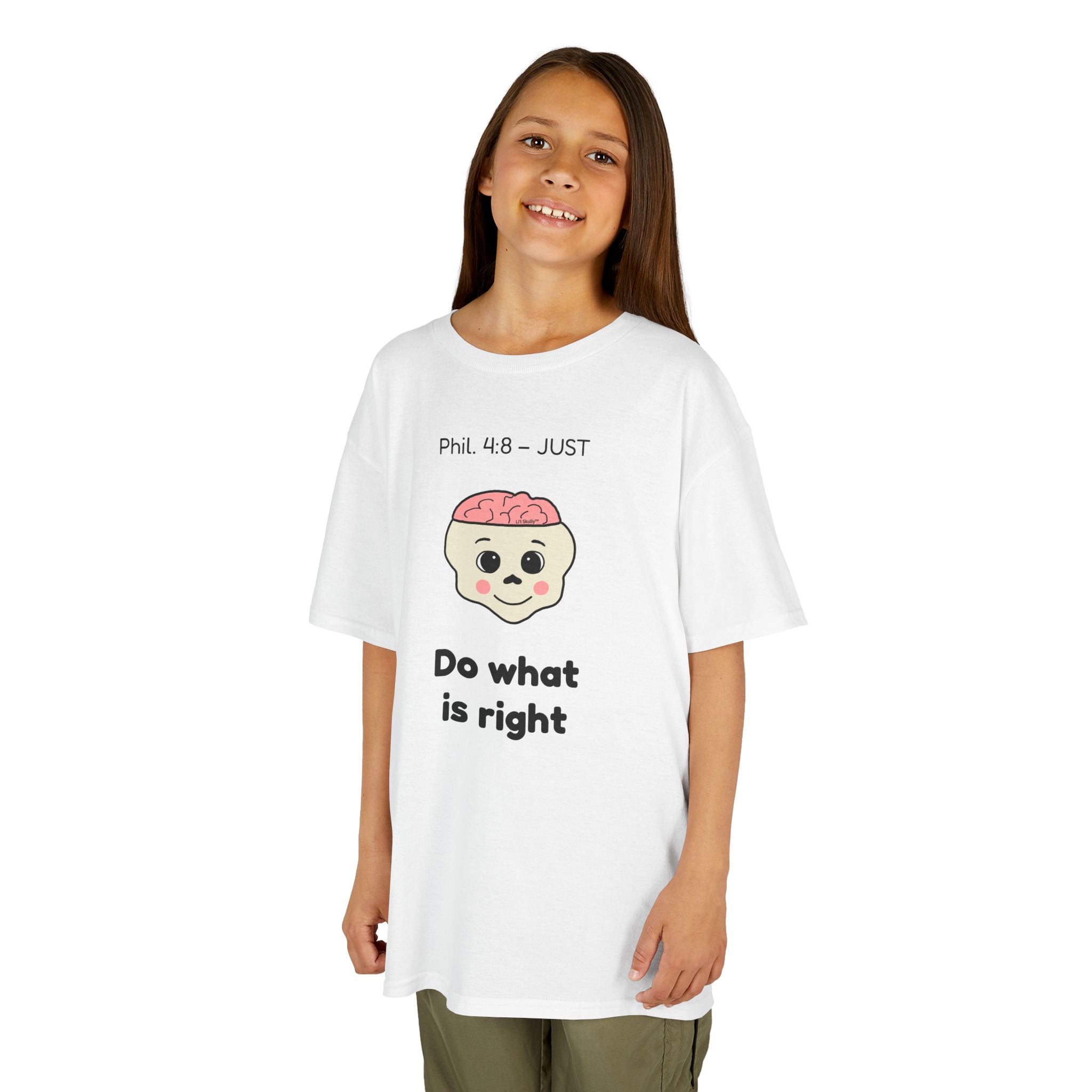 Kids Li'l Skully "Just" Tee