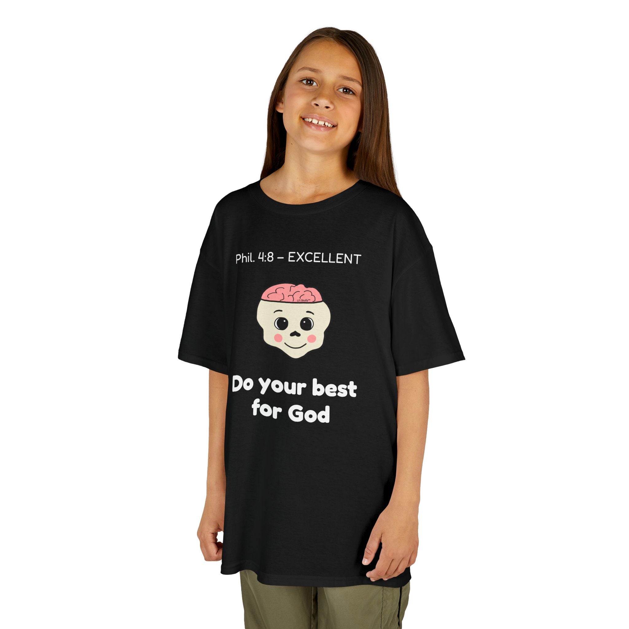 Kids Li'l Skully "Excellent" Tee