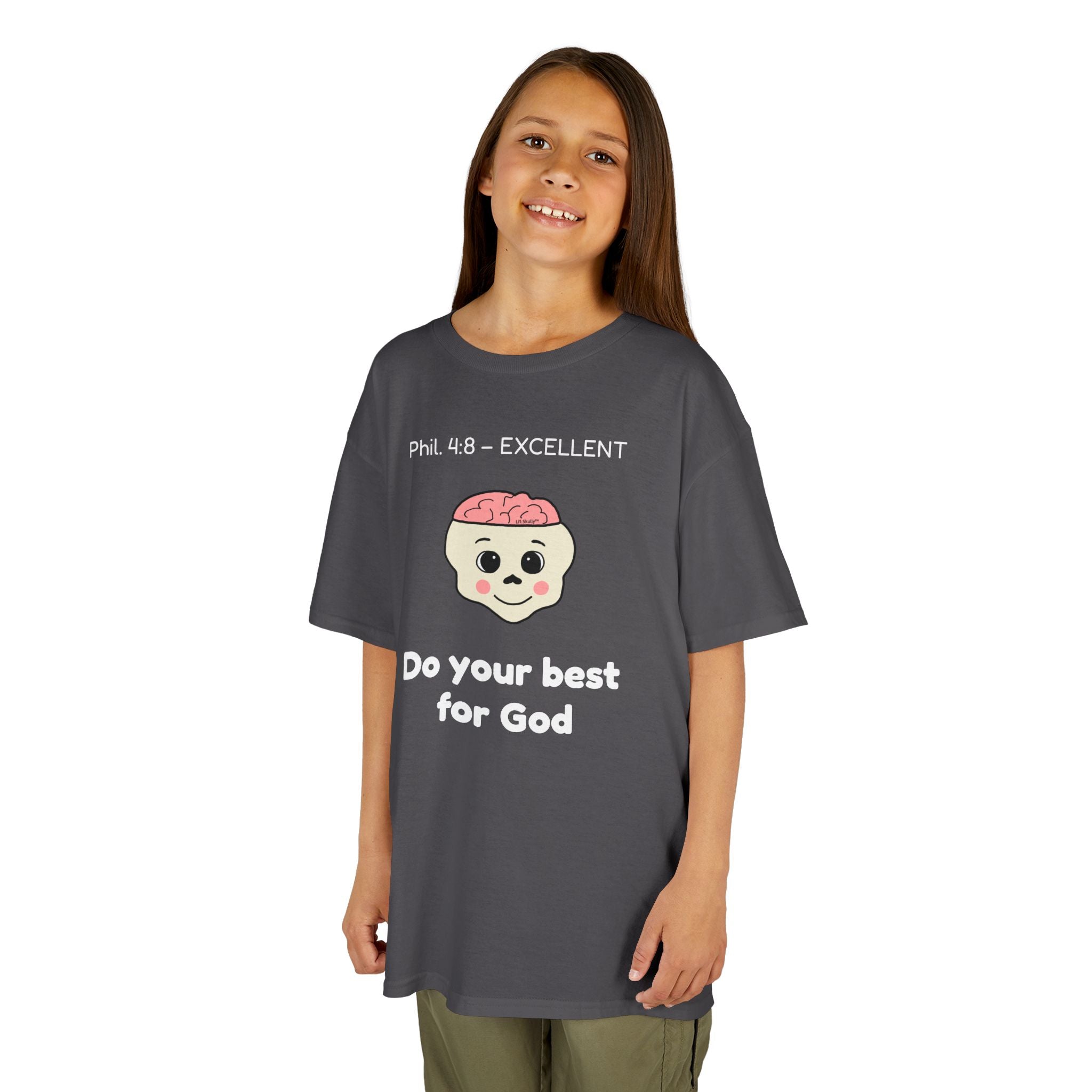 Kids Li'l Skully "Excellent" Tee