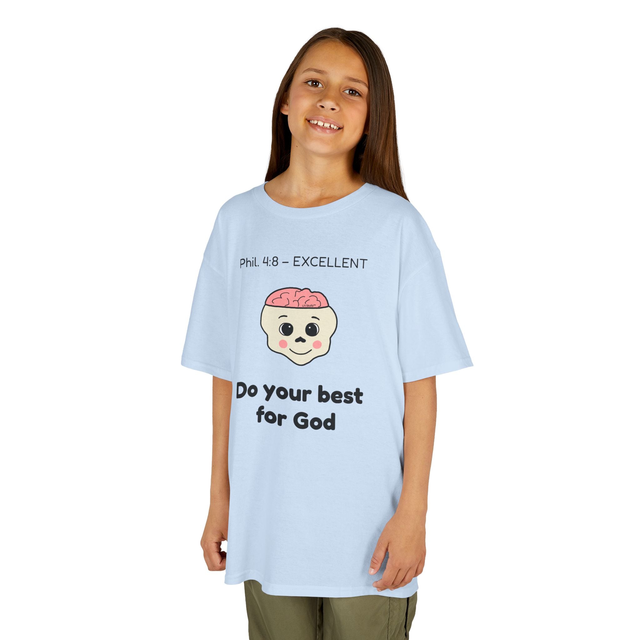 Kids Li'l Skully "Excellent" Tee
